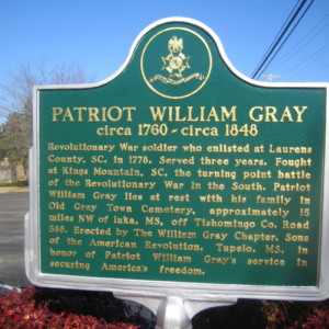 Patriot William Gray